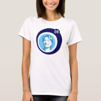 hillary clinton 08. bulles bleues.