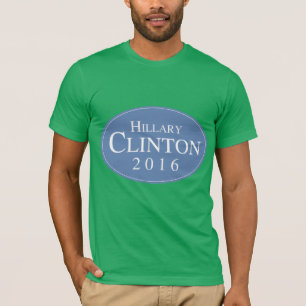 T-SHIRT HILLARY CLINTON 2016 OVALESQUE - .PNG