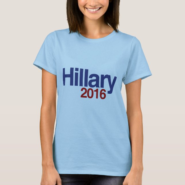 T-shirt HILLARY CLINTON 2016.png (Devant)