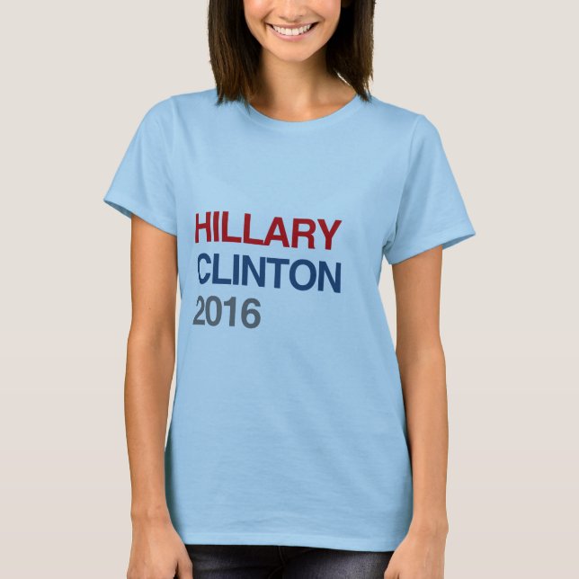 T-shirt HILLARY CLINTON OBTENUE 2016.png (Devant)