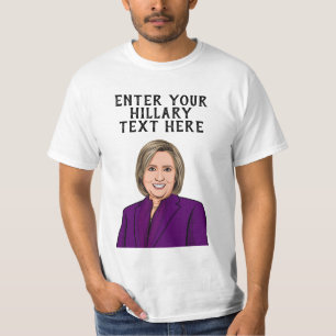 T-SHIRT HILLARY CLINTON PERSONNALISÉ