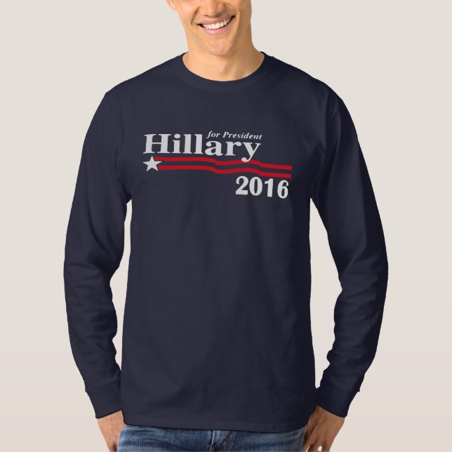 T-shirt Hillary Clinton pour la chemise de président 2016 (Devant)