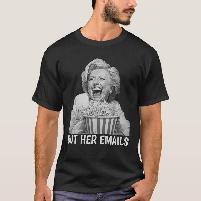 T-shirt Hillary Clinton riant Trump mème de fusil Trump (Devant)