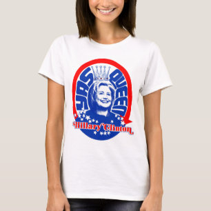 T-shirt Hillary Clinton Yas Queen Shirt Color