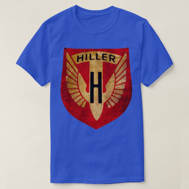 T-shirt Hiller hélicoptères vintages (Design devant)