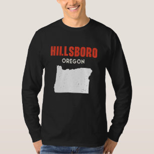 T-shirt Hillsboro Oregon États-Unis État Amérique Voyage O