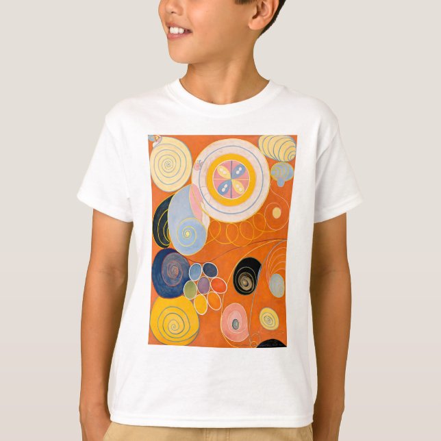 T-shirt Hilma af Klint - Les dix plus grands, No.3, Jeunes (Devant)