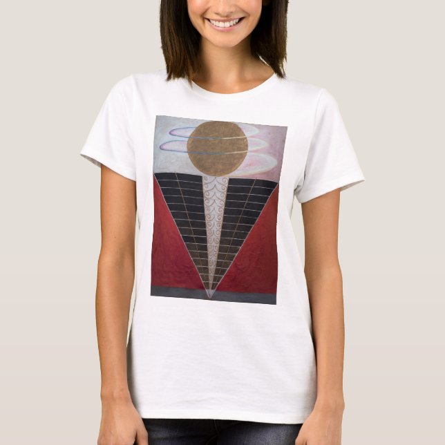 T-shirt Hilma Af Klint, Retable n° 2, Art Abstrait (Devant)