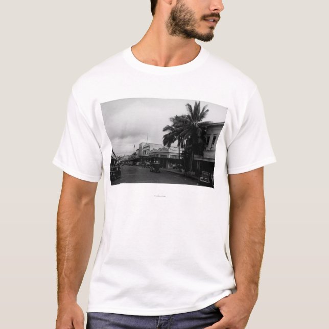 T-shirt Hilo, vue PhotographHilo, HI de HawaiiStreet (Devant)
