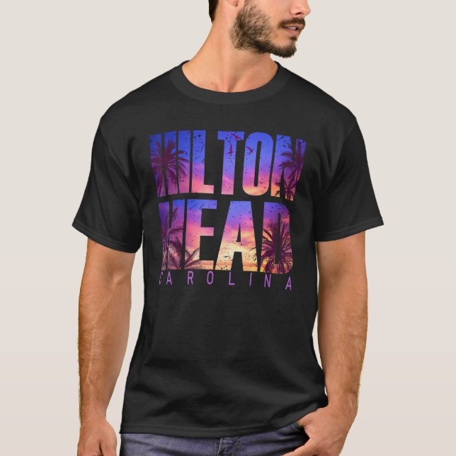 T-shirt Hilton Head Carolina Summer Vacation Matching Fami (Devant)