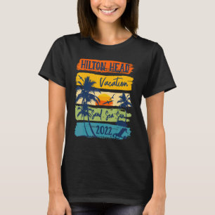T-shirt Hilton Head Carolina Vacation 2022 Famille corresp