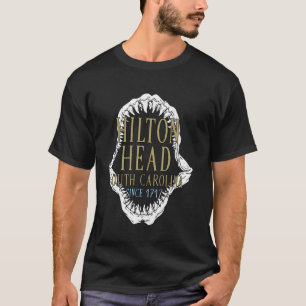 T-shirt Hilton Head Caroline du Sud Requin Gueule Depuis 1