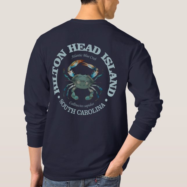 T-shirt Hilton Head (crabe bleu) (Dos)