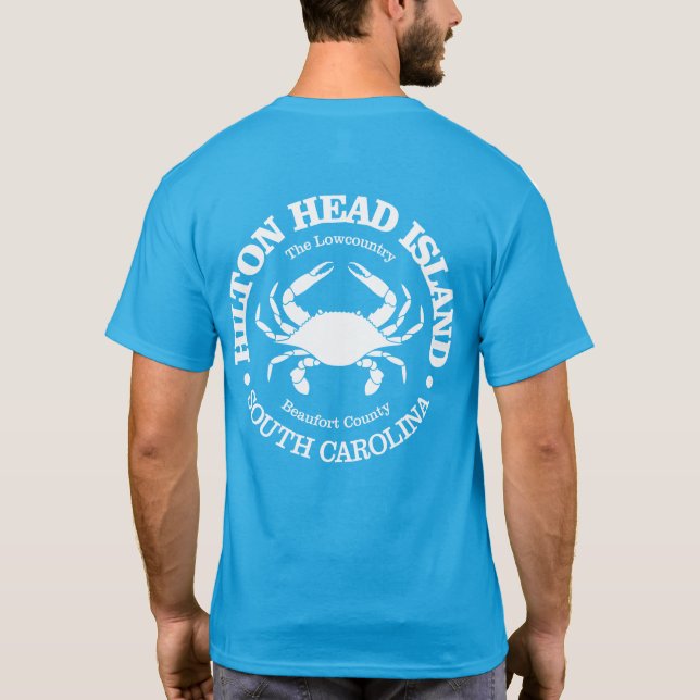 T-shirt Hilton Head Island (crabe) (Dos)