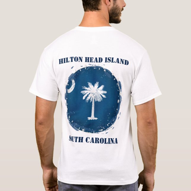 T-shirt Hilton Head Island South Carolina Lowcountry Livin (Dos)