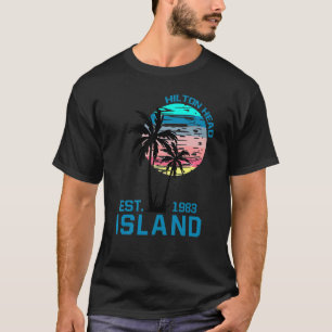T-shirt Hilton Head Island South Caroline Beach Palm Trees