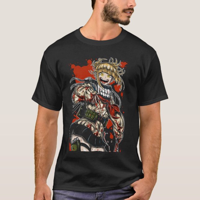 T-shirt himiko toga ANIME MANGA CARTOON MEME CADEAU (Devant)