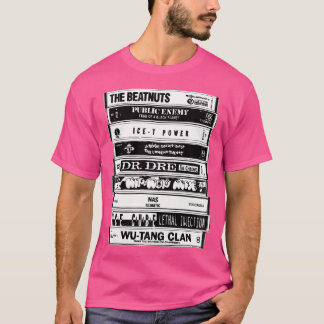 T-shirt Hip hop Artistes Cassettes Tee - Vieux Rap École
