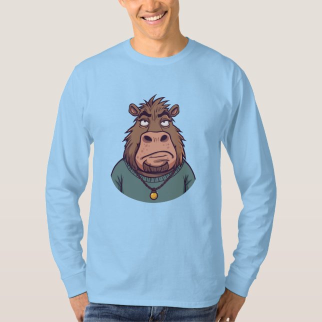 T-shirt Hip-Hop Beaver with Chain – Urban Christmas Style (Devant)