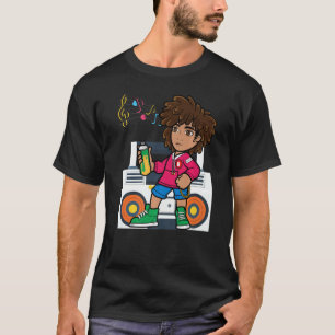 T-shirt Hip hop Dancing Break Dance Spring Summer Street P