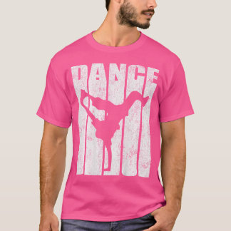 T-shirt Hip hop Danse Chemise Ventilation Retour Imprimer