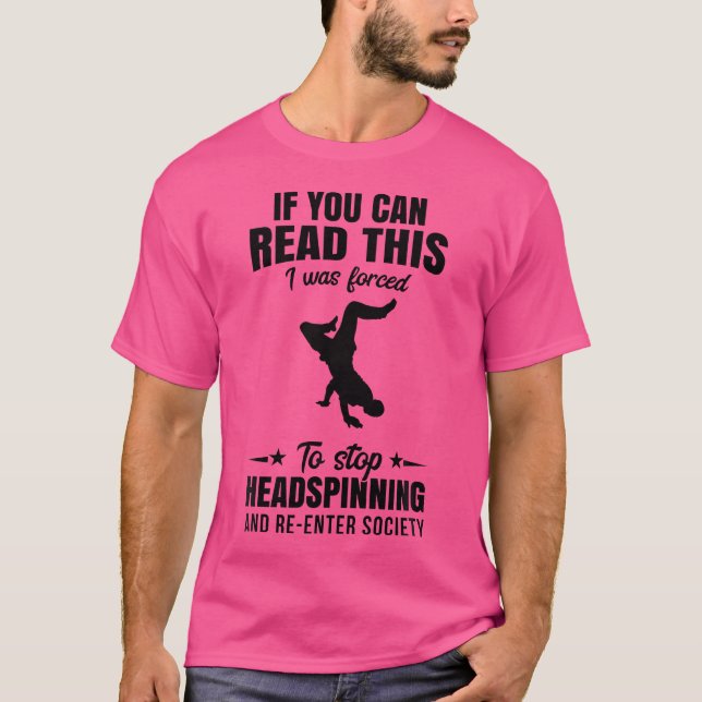 T-shirt Hip hop d'arrêt de la tête (Devant)