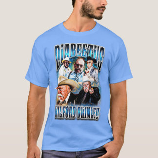 T-shirt Hip hop de bootleg de Diabeetus Wilford Brimley 90