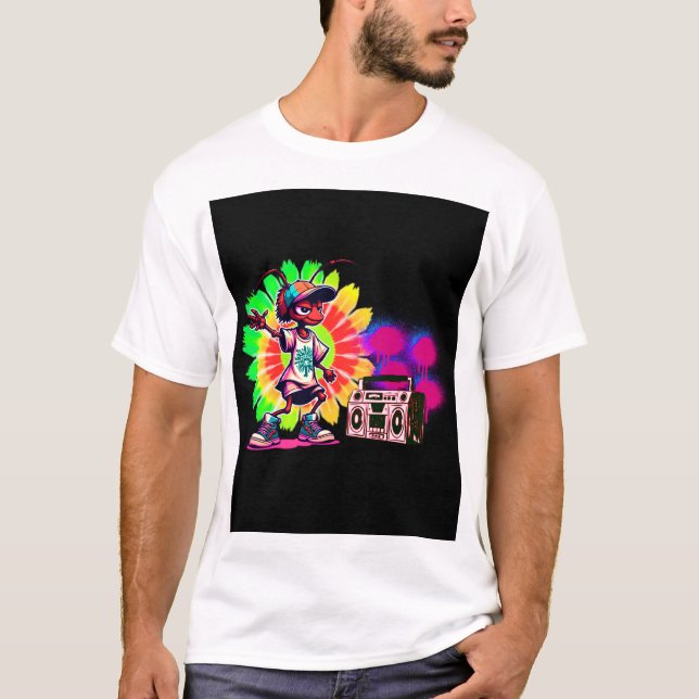 T-shirt Hip hop de chemise (Devant)