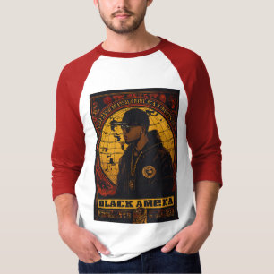 T-shirt hip hop des années 1990 - Swarthy Urban Globe logo