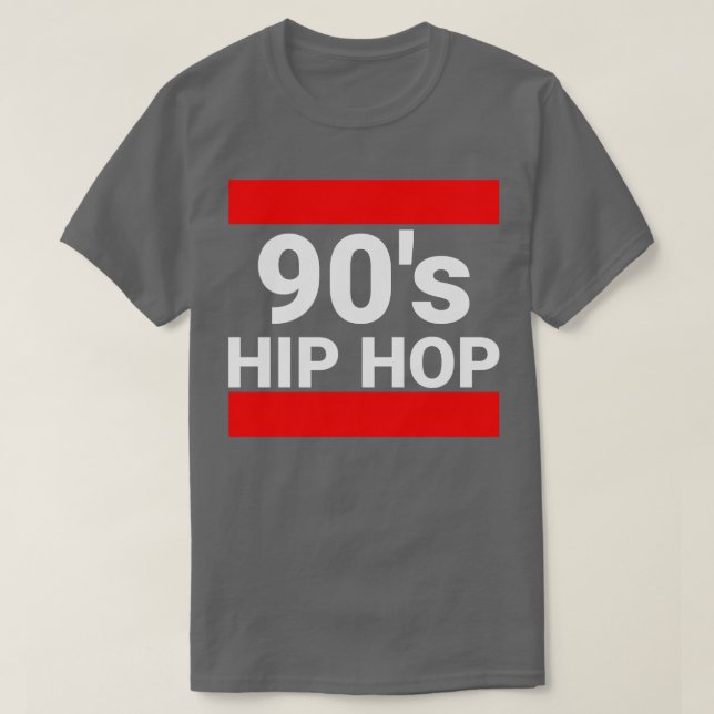 T-shirt hip hop des années 90 (Design devant)