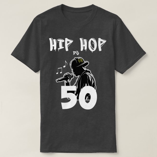 T-shirt Hip hop est 50 50e anniversaire Rapper MC (Design devant)