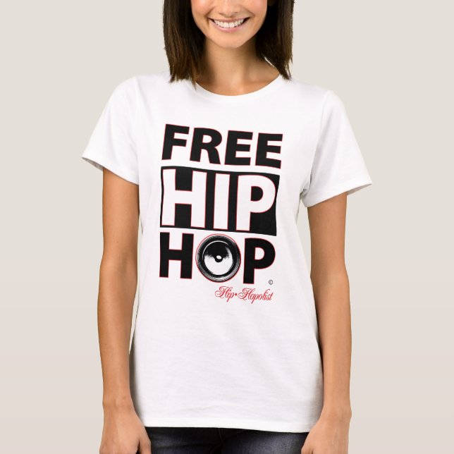 T-shirt Hip hop-femmes libres (Devant)