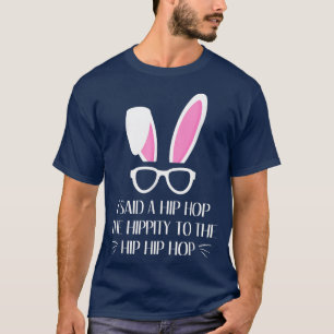T-shirt Hip hop Lapin de Pâques Lapin Hippie Hoppity