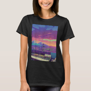 T-shirt Hip hop lo fi chillhop battements calmes lofi esth