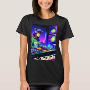 T-shirt Hip hop lo fi chillhop battements chill esthétique