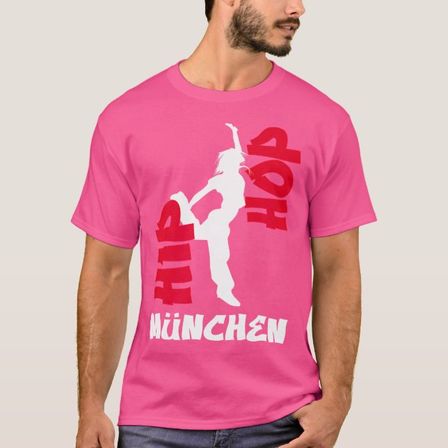 T-shirt Hip-Hop Munich Dancing Music Graffiti (Devant)
