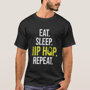 T-shirt Hip Hop Répéter Vieux Hip Hop Rappeur Danseur