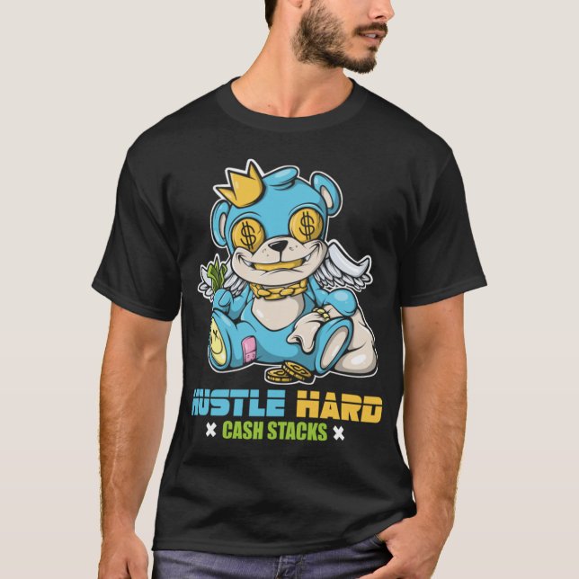 T-shirt Hip hop Teddy Bear Gang T-ShirtHip Hop Teddy Bear (Devant)