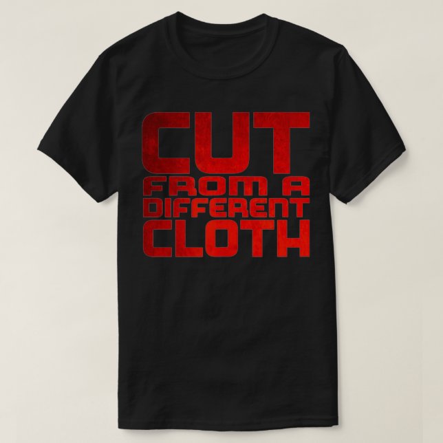 T-shirt Hip hop Urbain Coupé D'Un Tissu Différent (Design devant)