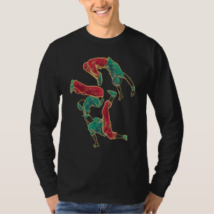 T-shirt Hip hop vintage Break Dance Poses Bboy Breakdancer