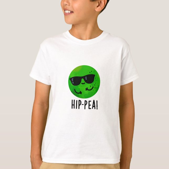 T-shirt Hip-Pea amusant Hip Pea Pun (Devant)