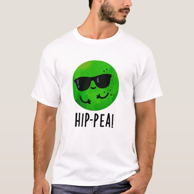 T-shirt Hip-Pea amusant Hip Pea Pun (Devant)