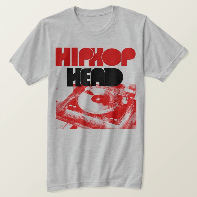 T-shirt HipHop Head jusqu'à l'infini (Design devant)