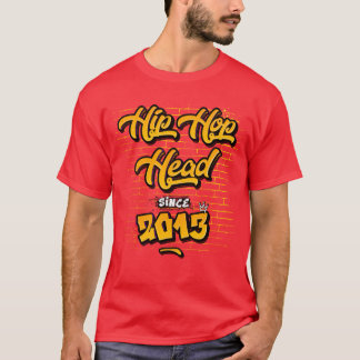 T-shirt HipHop Head Since 2013 12 Years of Rap Energy