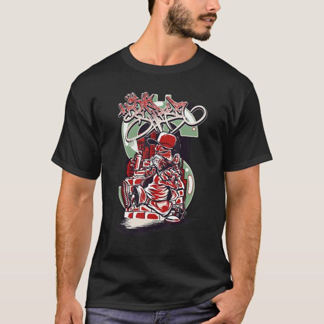 T-shirt HipHop streetwear I Graffiti spray I hipphop (Devant)