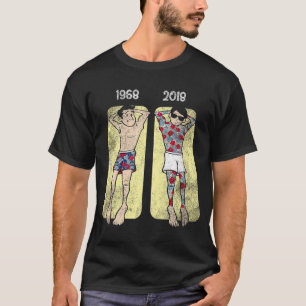 T-shirt Hippie 1968 Années 60 2018 Fleur de pouvoir Tatoua