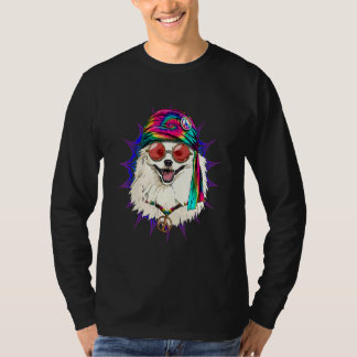 T-shirt Hippie American Eskimo Tie Dye Peace Sign Psychede