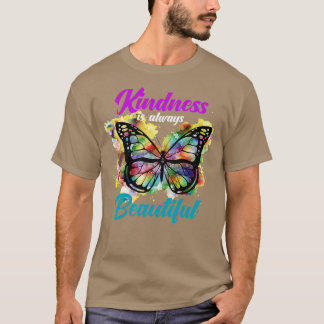 T-shirt Hippie Cadeau Kindness Papillon