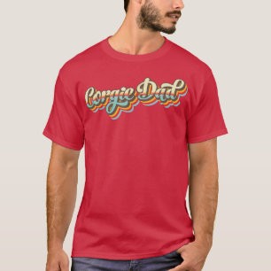 T-shirt Hippie Corgi Papa les années 70 Pembroke Welsh Ret