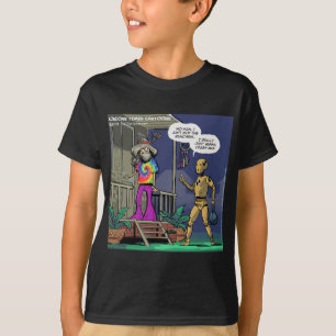 T-shirt Hippie Crash Test Drôle